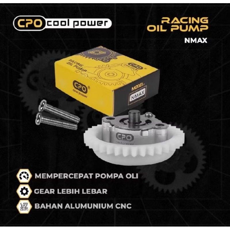 pompa oli oil pump nmax old 2dp oil pump gigi cpo cool power