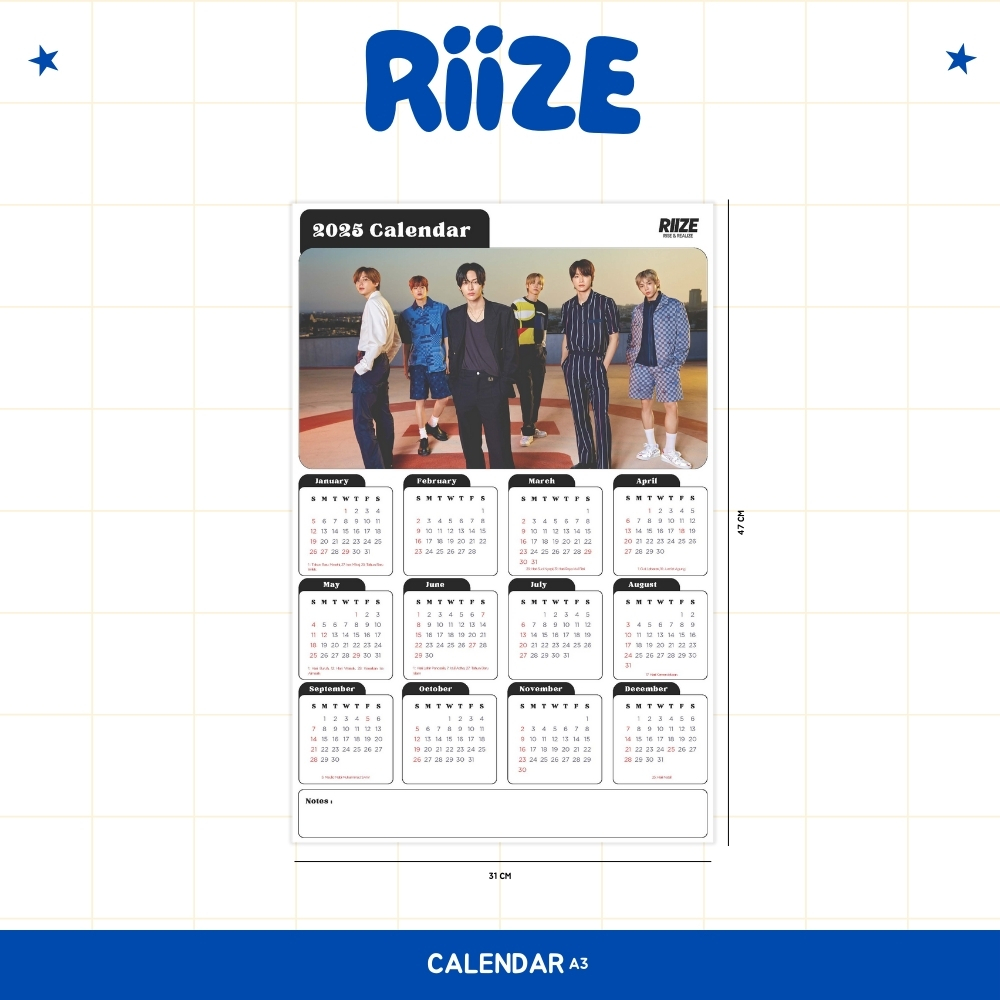 

2025 KALENDER RIIZE KPOP + LAMINASI 2SISI BIDAM IDOL BIAS KOREA MURAH UNOFFICIAL BRIIZE SHOTARO SUNGCHAN EUNSEOK SEUNGHAN SOHEE ANTON WONBIN READY STOCK !