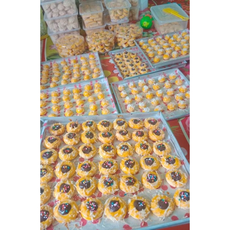 

Kue trumbit coklat/selai keju kemasan 500gr