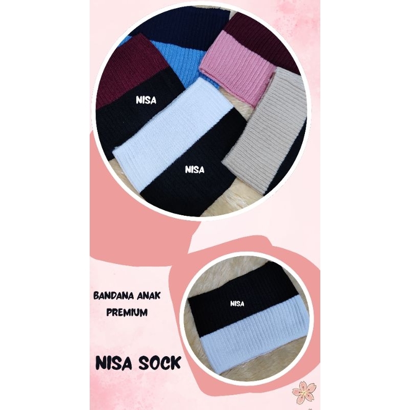 ciput rajut premium anak/ciput anak/ciput 2 wrna anak/bandana anak