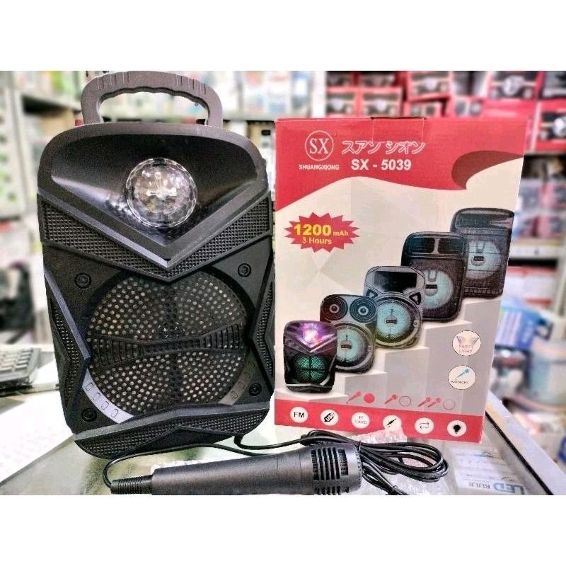 Speaker Aktif Bluetooth SX-5038 Free Mic / Speaker Portable