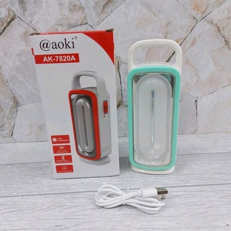 Lampu Emergency AOKI AK-7820A Original / Lampu Senter Darurat