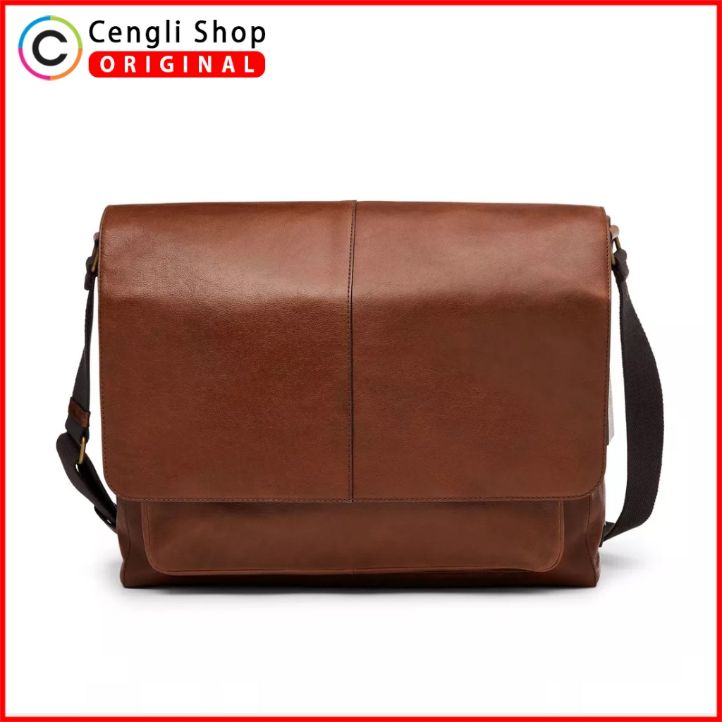 FOSSIL TAS SELEMPANG PRIA ORIGINAL SLING BAG KULIT ASLI ORI BRANDED FM03