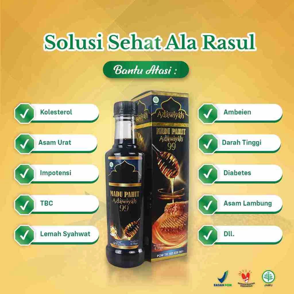 

MADU HERBAL ASAM URAT NYERI SENDI | MADU KOLESTEROL DARAH TINGGI | MADU LAMBUNG ADAWIYAH 99