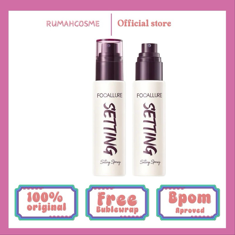FOCALLURE SETTING SPRAY MEMBANTU MAKEUP TAHAN LAMA