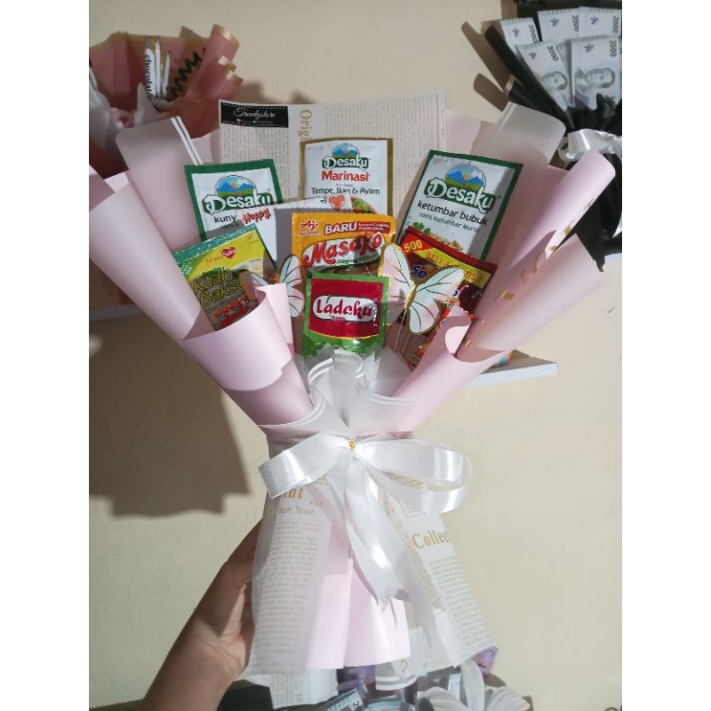 

Trendystore)) Buket bumbu dapur Free card greeting