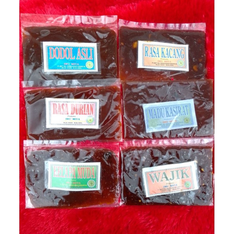 

Dodol Asli & Wajik kandangan -+50gr Aneka Rasa