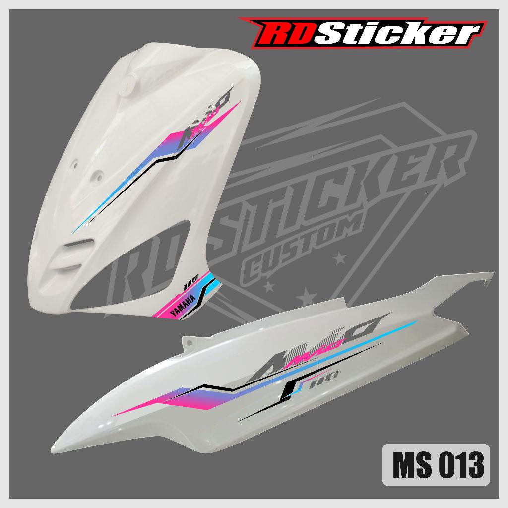 STRIPING MIO SPORTY. STRIPING TRANSPARAN MIO SPORTY