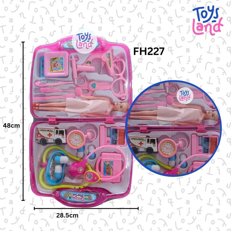 IM1688ABD -FH227 - FH217 - FH218 - MAINAN EDUKASI ANAK DOKTER SET DOCTOR MEDICAL-  MAINAN ANAK DOKTE