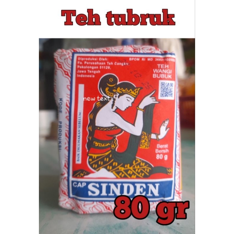 

Teh tubruk / teh sinden kemasan 80 gr