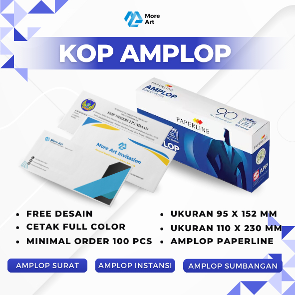 

More.art - Cetak Kop Amplop Custom 80 Gsm