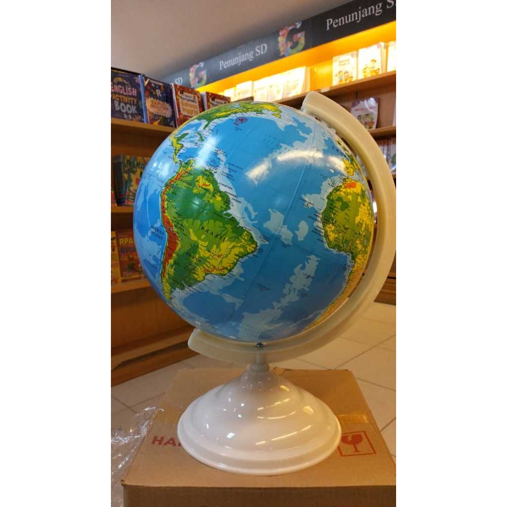 

Gramedia - Bola Dunia Globe Alamiah 30cm Frame Plastik