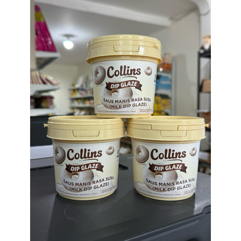 

Collins dip glaze saus manis rasa susu 300gr