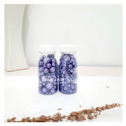 

Edible Sprinkle MIX PEARL PURPLE Mutiara Ungu Topping Decor -+50 g