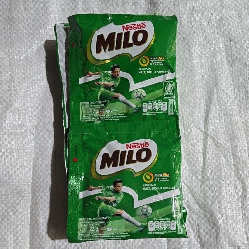 

Milo susu coklat renceng isi 10