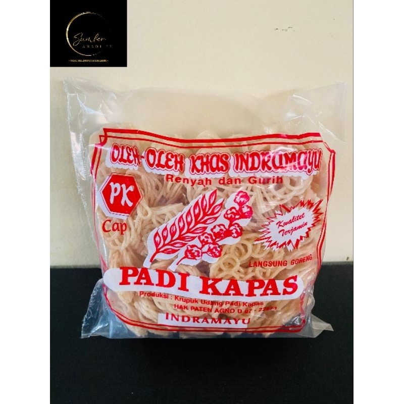 

Kerupuk Mie Putih cap Padi Kapas