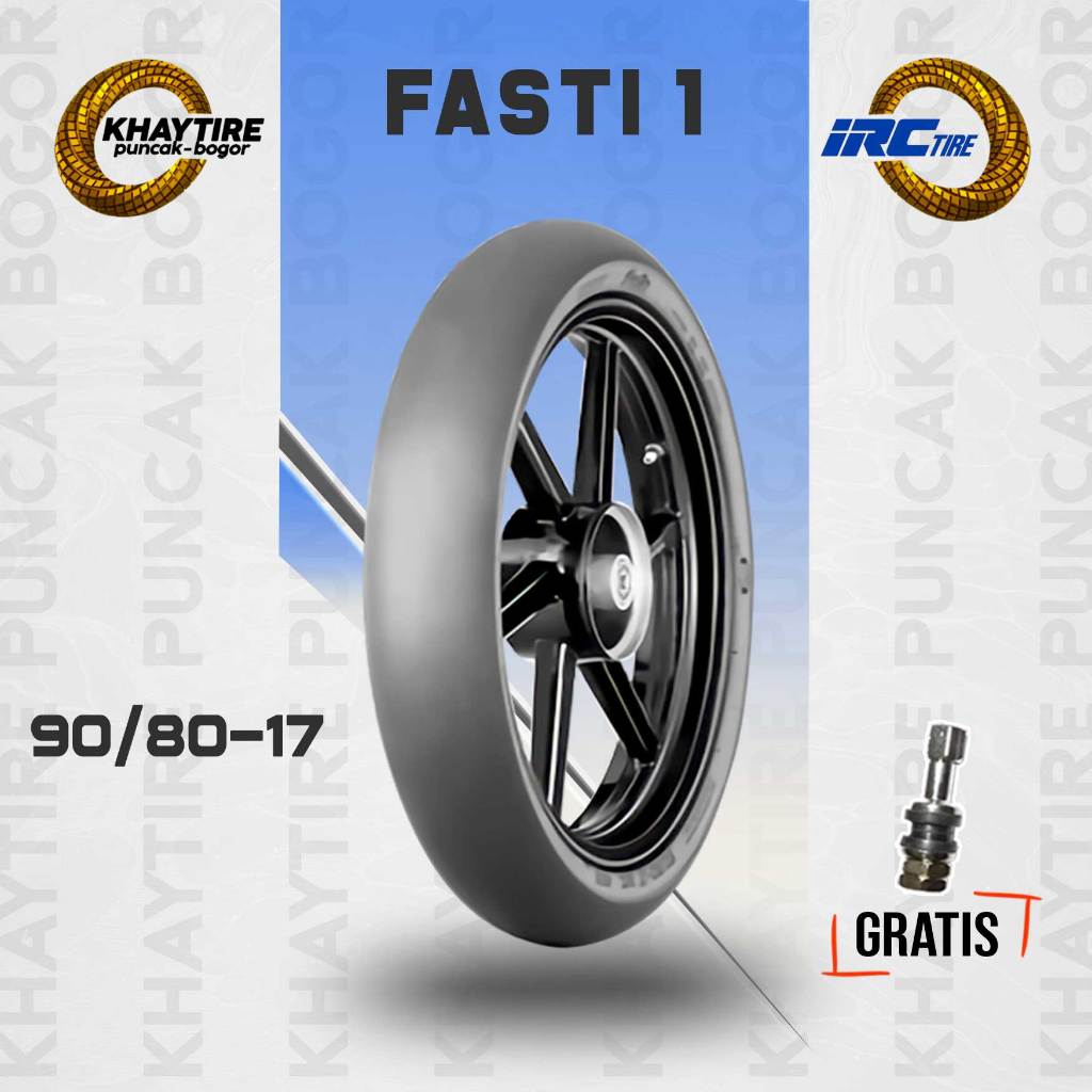 Ban Motor SLICK RACING COMPOUND // IRC FASTI 1 90/80 Ring 17 Tubeless