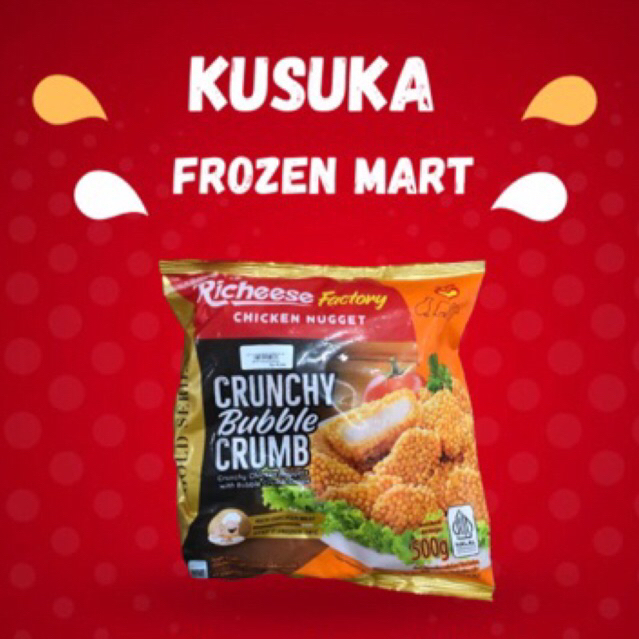 

RICHEESE FACTORY CHICKEN CRUNCHY BUBBLE CRUMB 500 GR