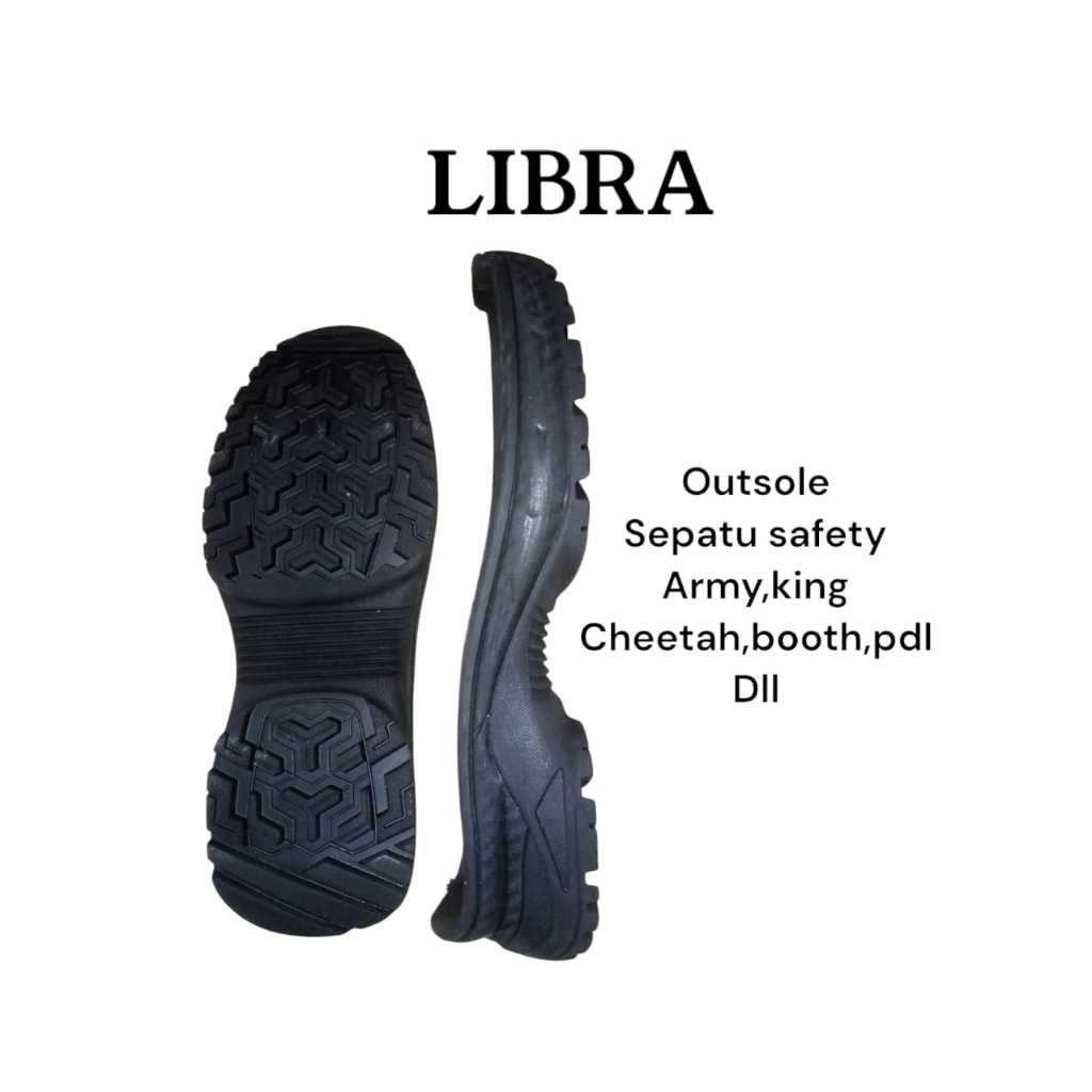outsole sepatu sol sepatu safety alas sepatu safety pdl king booth cheetah jogger krisbow army
