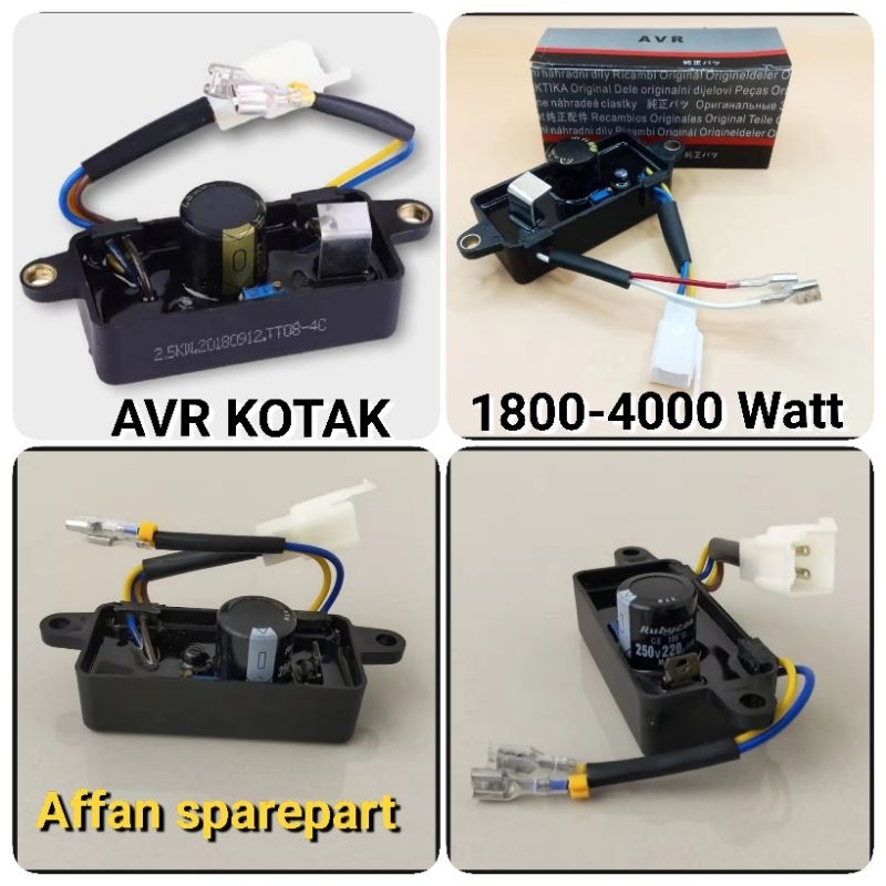 AVR KOTAK KELISTRIKAN GENSET 1800 WATT - 4000 WATT