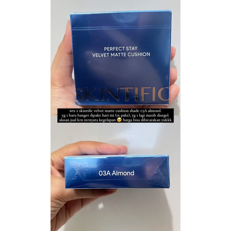SKINTIFIC CUSHION SHADE ALMOND