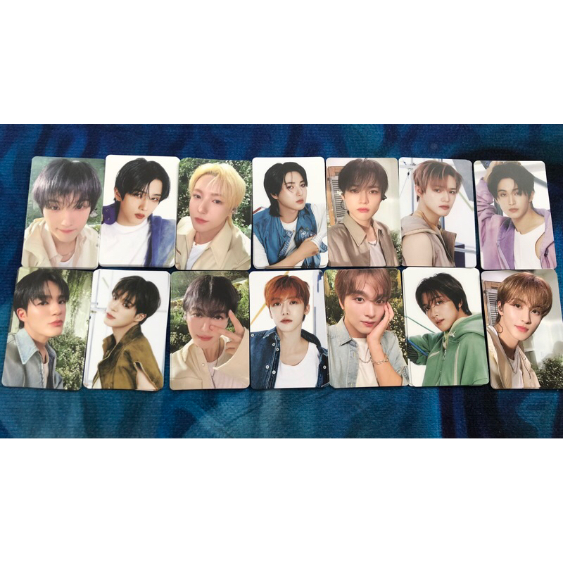 READY INA set member Tc nct dream line friends trading card selca mark jeno Haechan topang pipi jisu