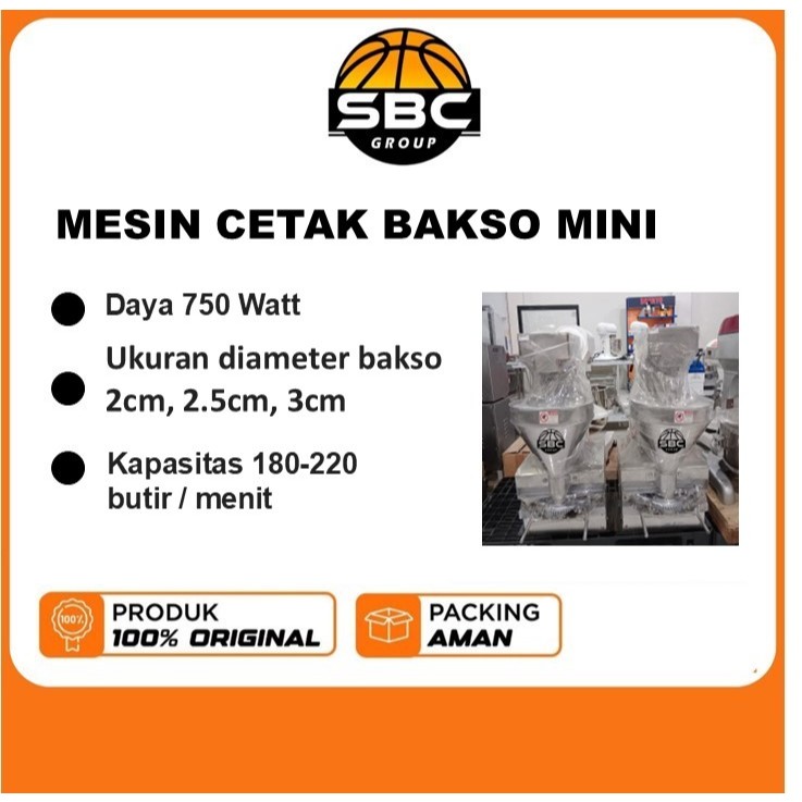 MESIN CETAK BAKSO MINI