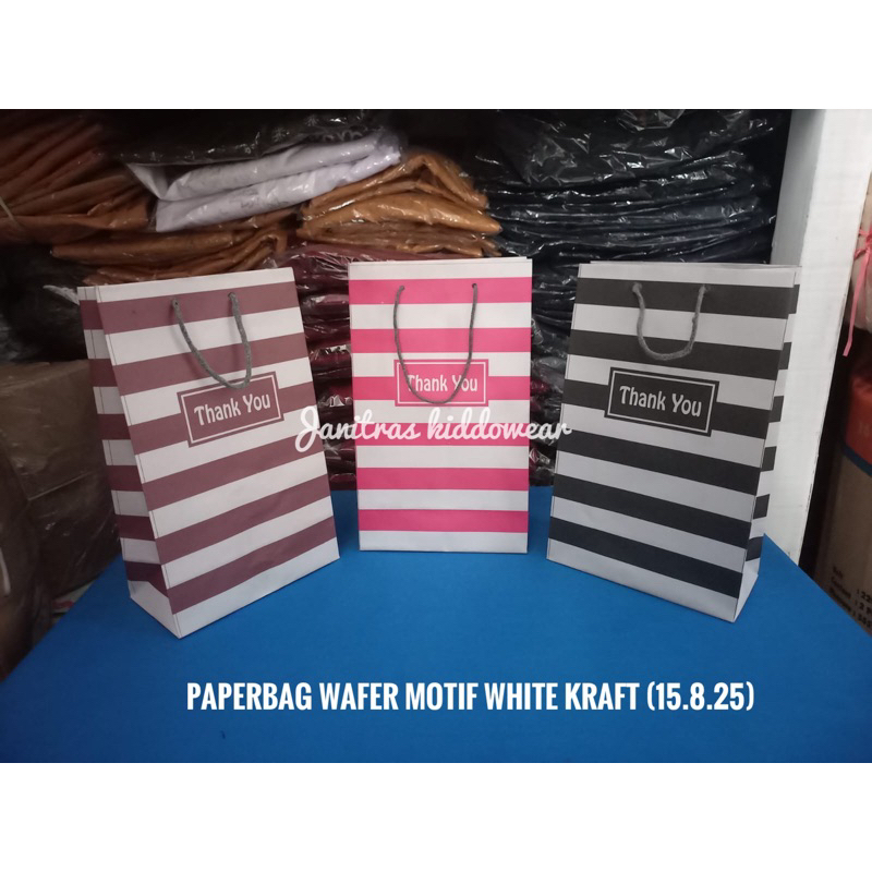 

Paperbag Wafer Motif White Kraft (15.8.25)