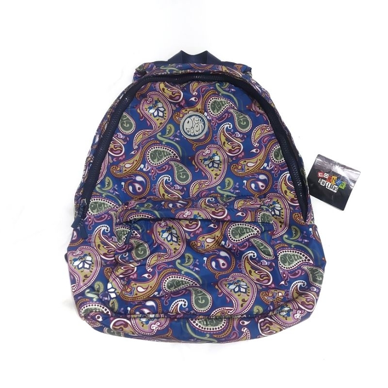 Pretty Green Paisley Bagpack