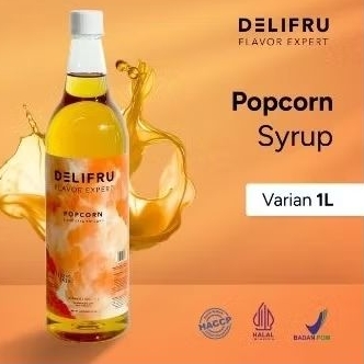 

Syrup POPCORN Delifru | Sirup Popcorn Pop Corn Premium 1 L 1000 ml