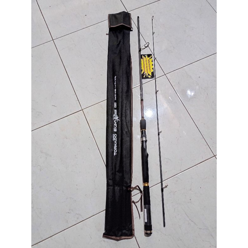 joran pancing tornado ikan bawal bahan carbon solid 602  8-17lbs dan 602 10 - 20lbs
