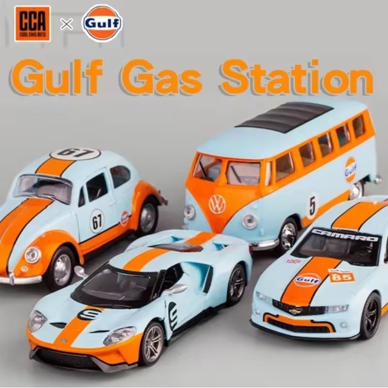 CCA VOLKSWAGEN T1 GULF MINIATUR DIECAST MAINAN MOBIL MOBILAN FORD GT CHEVROLET CAMARO SS MCLAREN P1