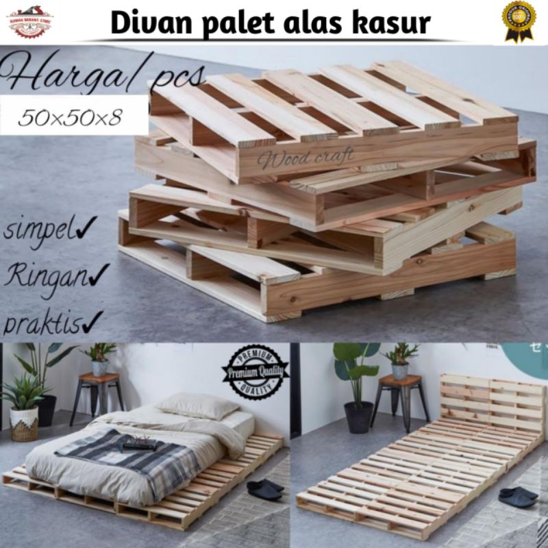 Dipan palet tempat tidur dipan kayu alas kasur dipan kayu palet minimalis tempat tidur palet kayu  a
