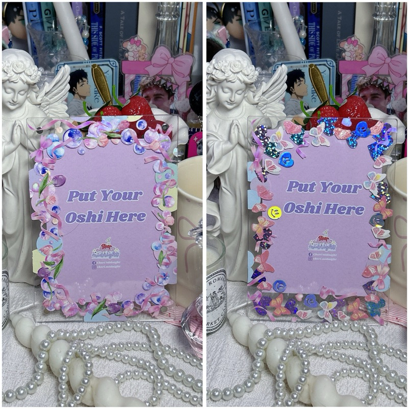 Cheri Midnight || Sticker Deco Acrylic Frame || oshigoto oshikatsu 4R photo holder poca cahol