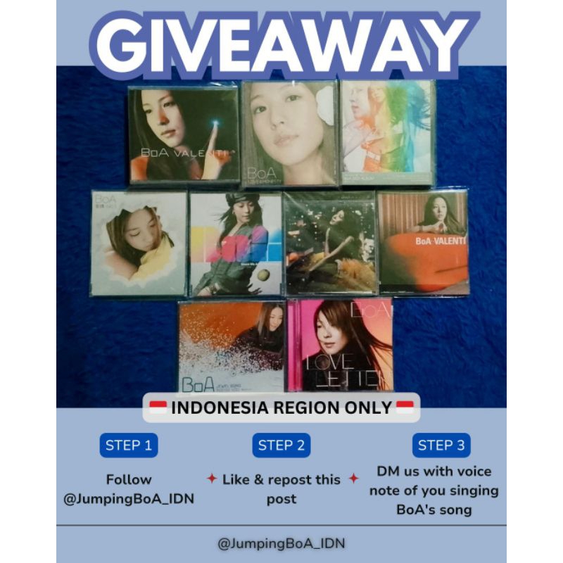 (Sold) Giveaway Album BoA