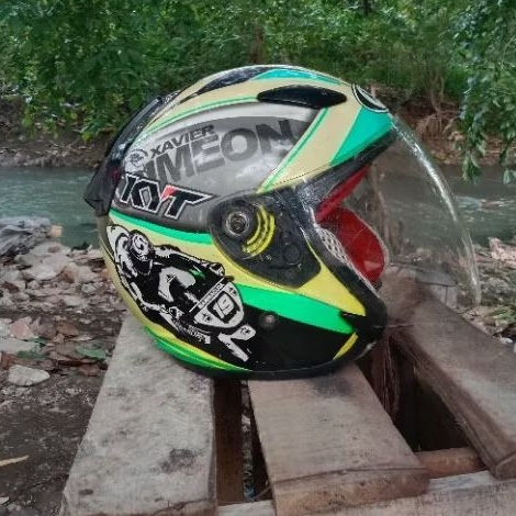 helm kyt dj maru motif second