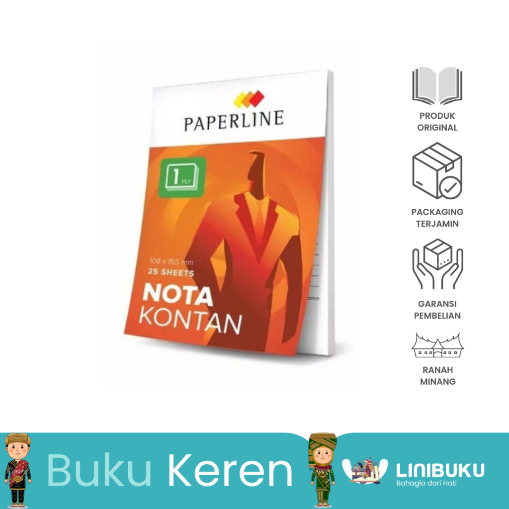 

Nota Paperline rangkap 1 , rangkap 2, rangkap 3 - BESAR - KECIL - ATK