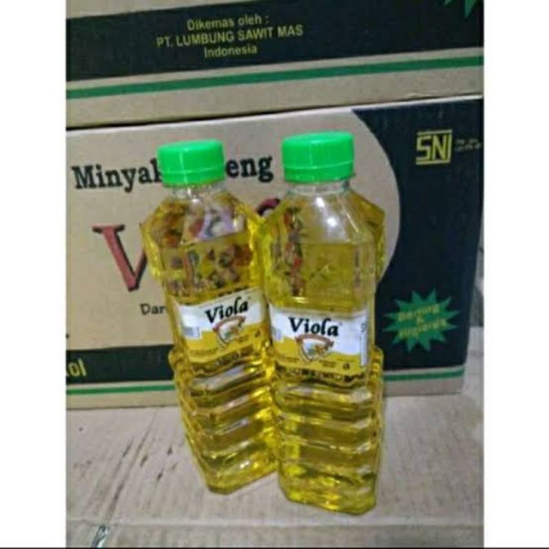 

minyak goreng viola botol 500 ml 2 dus kirim instant