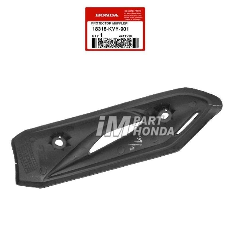 18318-KVY-901 Cover Tameng Tutup Knalpot Beat Karbu ORI AHM