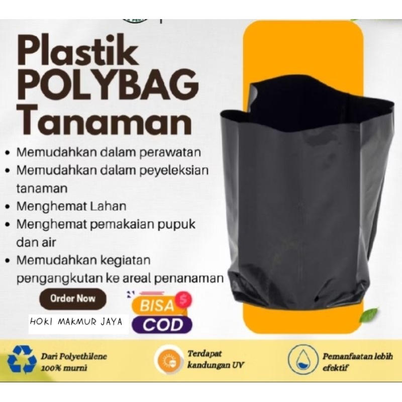 Polybag Hitam Untuk Tanaman Buah, Sayur, Bunga