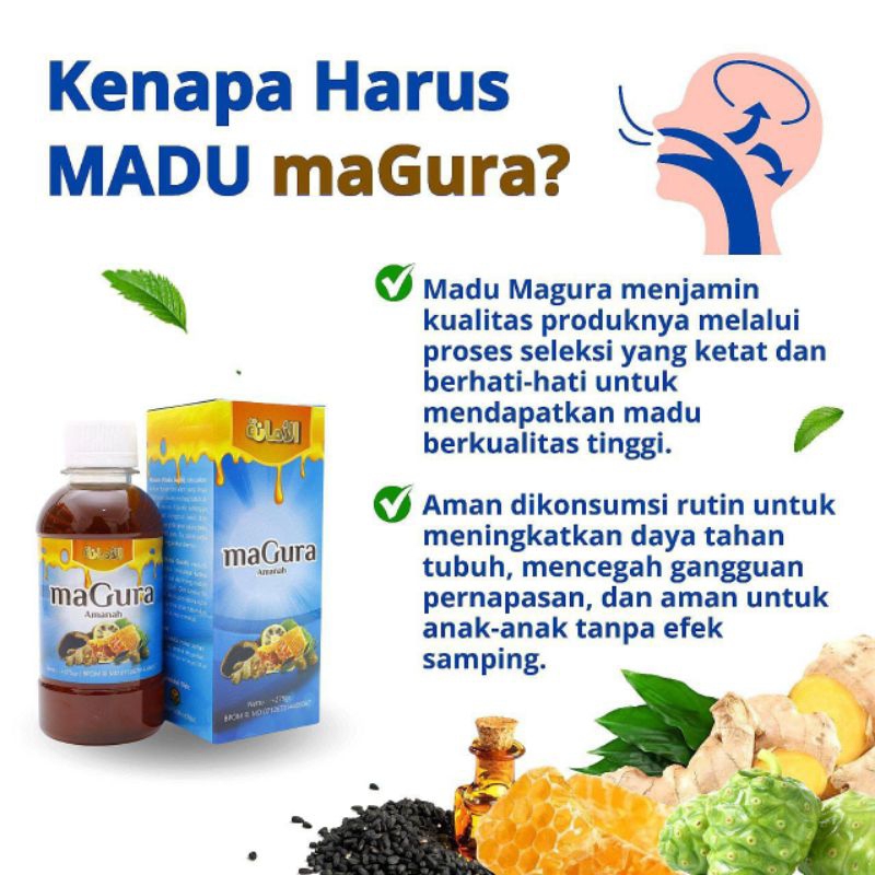 

Madu MaGura Al Amanah Haramain Food Madu Batuk Madu Flu dan batuk