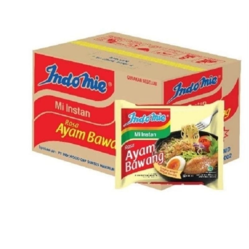 

Indomie Rasa Ayam Bawang || Mie Instan Ayam Bawang || Paket Hemat 5psc/ 10pcs / 1/2 Dus isi 20pcs / 1 Dus