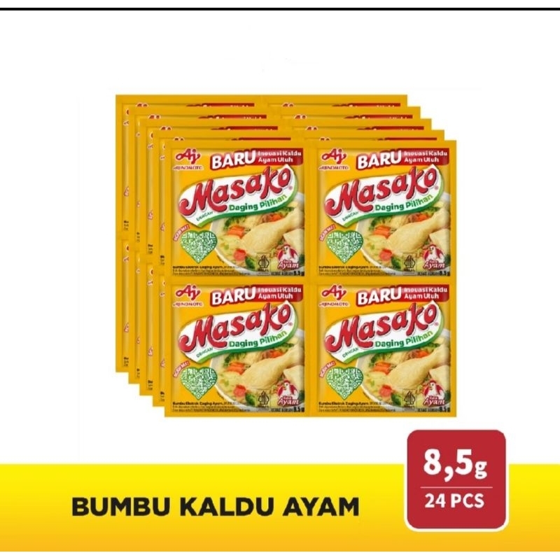 

48pcs MASAKO - PENYEDAP RASA AYAM & SAPI