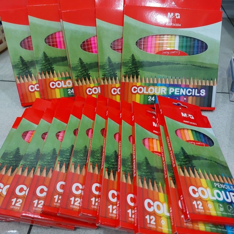 

Colour Pencil Drawer Opening Style Merk M&G Pensil Warna Kayu