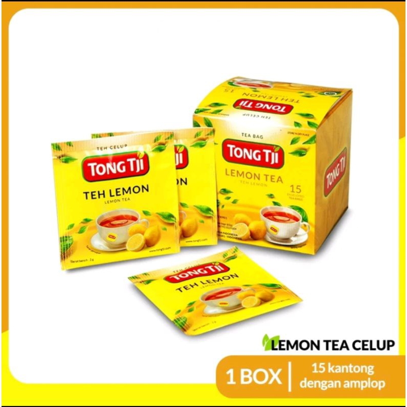 

Tong Tji Lemon Tea Celup 15s AMPLOP - LMT / Daun Teh Kualitas Super / Teh Tubruk Super / Teh Khas Tegal Slawi / Teh Celup Lemon / Teh Tong Tji Tegal/Oleh Oleh Khas Tegal / Teh Tubruk Wangi/ Teh Kepyur / Teh Solo / Lemon Tea Celup / Teh Tongtji Lemon Tea