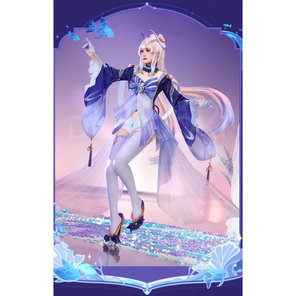Kokomi Sangonomiya Cosplay Game Genshin Impact DokiDoki-SR Kokomi Cosplay Costume Women Christmas
