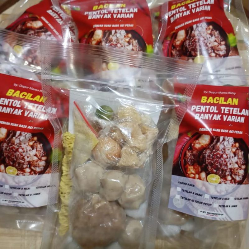 

bacilan Bakso aci pentol tetelan besar