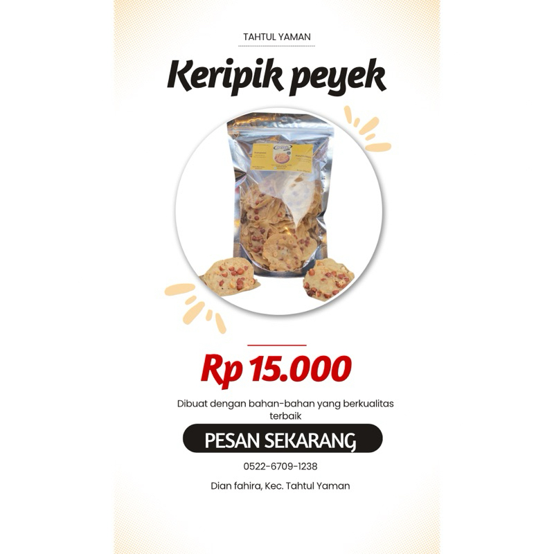 

KERIPIK PEYEK