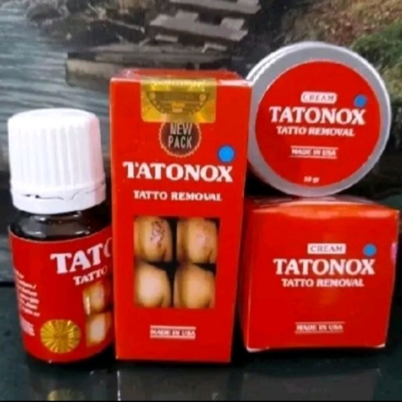 Original 100% Tatonox Tatoo Removal Cream dan Tattonox Removel Penghilang tatto