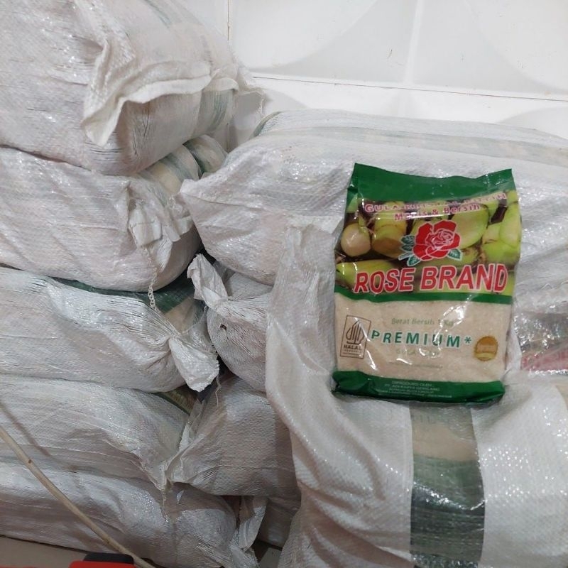 

Gula rose brand kemasan 1 sak 1 kg x 20 pcs